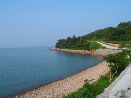 익금해변 갯바위 자료사진