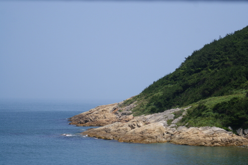 신양리 해안 갯바위 자료사진