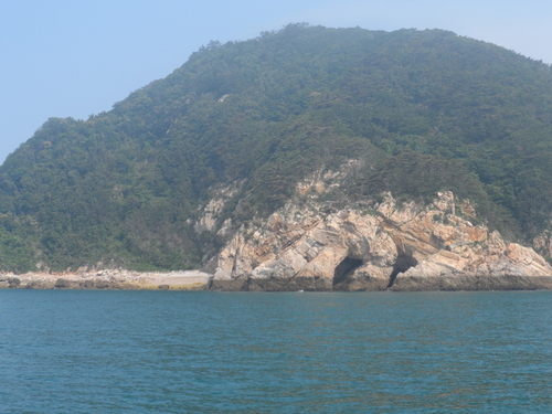 남측 해변 동측 갯바위 자료사진