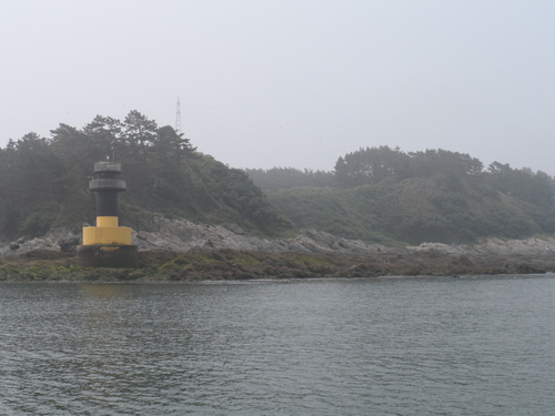 죽도 북측 등대 부근 갯바위 자료사진