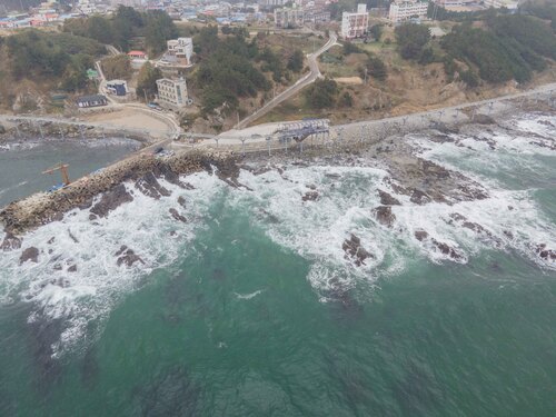 봉수항 북측 갯바위 자료사진