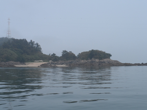 죽도 동측 갯바위 자료사진