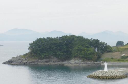 상사량도 돈지항 부근 갯바위 자료사진